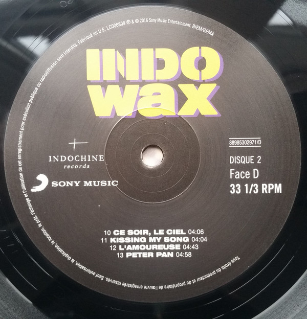 Рок Sony Indochine, Wax (180 Gram/Remastered) - фото 3