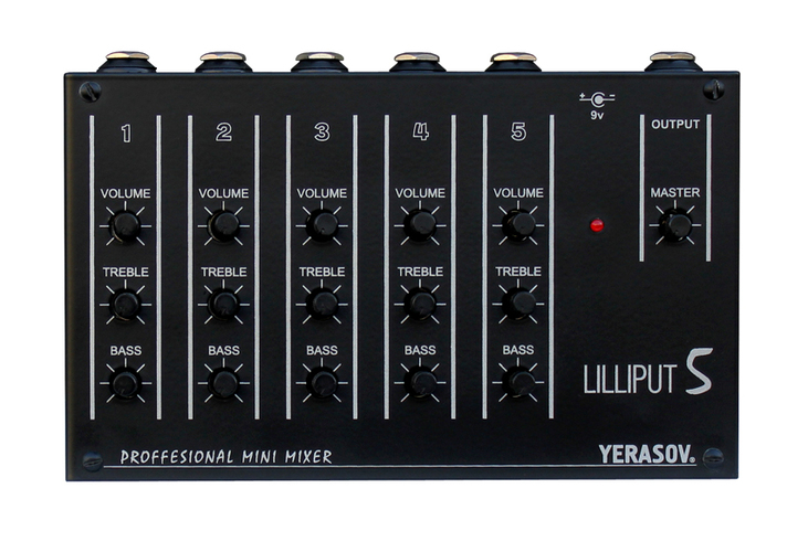 Микшерные пульты аналоговые YERASOV LILLIPUT-5C 4 канальный микрофонный микшер с поддержкой стереовыхода мини аудиомикшер с регулировкой высоких и низких частот реверберации
