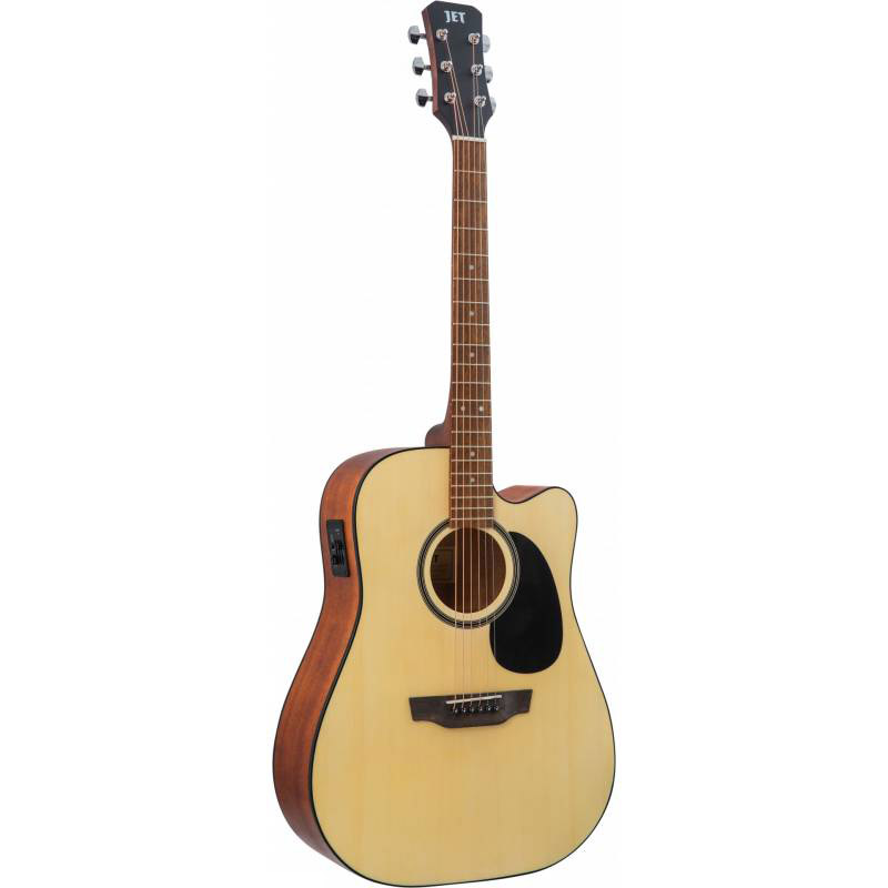 Электроакустические гитары JET JDEC-255 OP электроакустические гитары fender malibu player shell pink