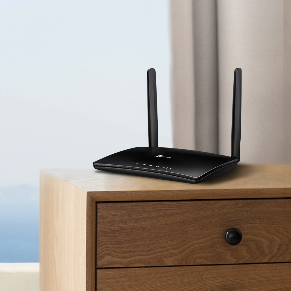 Роутеры TP-LINK TL-MR6400 N300 10/100BASE-TX/4G cat.4 Black, цвет черный - фото 2