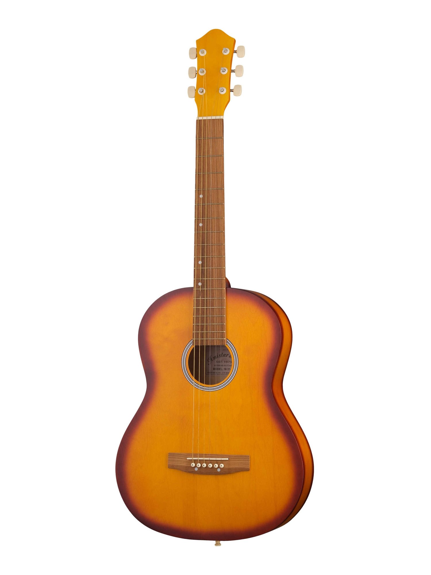 Акустические гитары Амистар M-31/6-SB cтруны акустической гитары ziko dp 011 11 50 фосфорная бронза