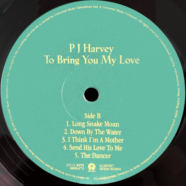 Рок UMC PJ Harvey To Bring You My Love (2020 Reissue) - фото 3