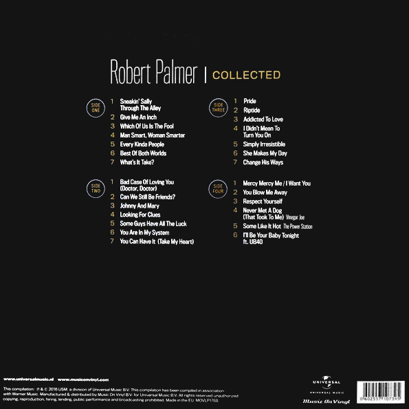 Рок IAO Robert Palmer - Collected (Black Vinyl 2LP) - фото 2