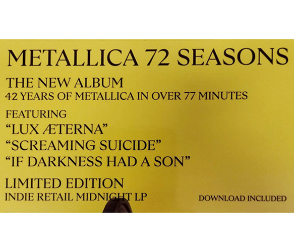 Металл Blackened Metallica - 72 Seasons (Midnight Violet  Vinyl LP) - фото 2