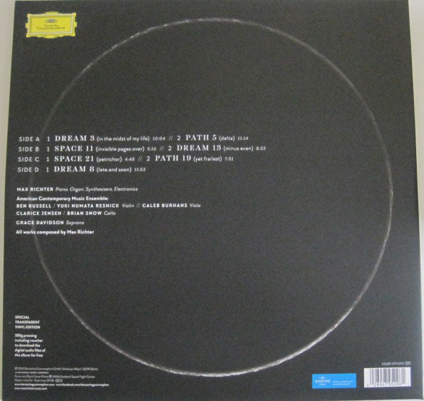 Классика Deutsche Grammophon Intl Richter, Max, From Sleep (transparent) - фото 2