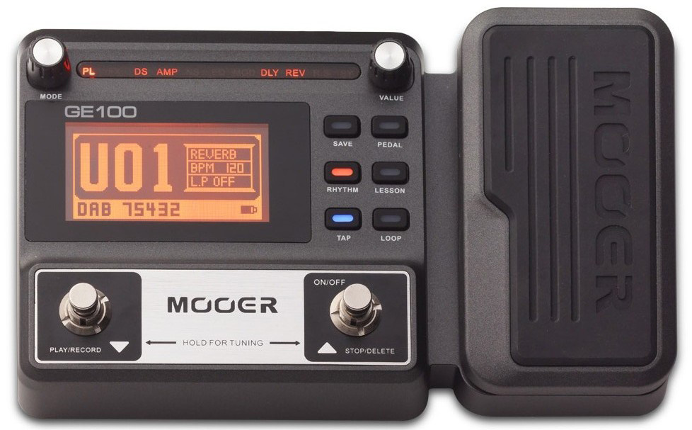 Процессоры эффектов и педали для гитары Mooer GE100 процессоры эффектов и педали для гитары mooer micro looper