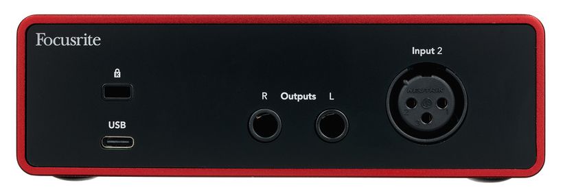 Аудиоинтерфейсы для домашней студии FOCUSRITE Scarlett 4i4 4th Gen, цвет красный - фото 4