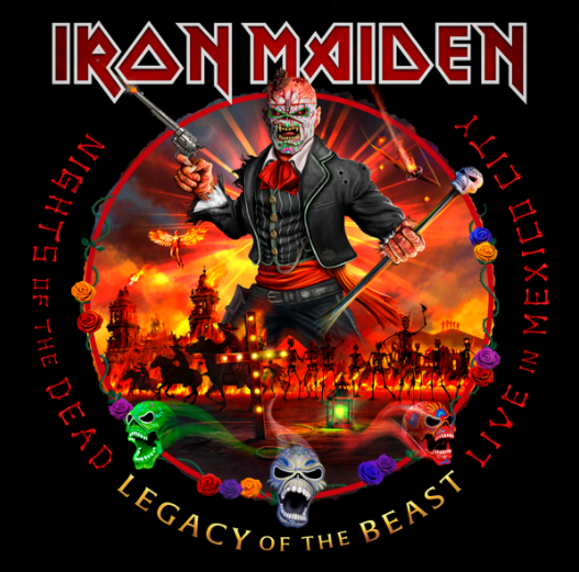 Металл PLG Iron Maiden - Nights Of The Dead - Legacy Of The Beast, Live in Mexico City (Limited 180 Gram Black Vinyl/Tri-fold) hanorange 2023 casual irregular fold folding elastic waist skirt loose silhouette a line skirt black beige