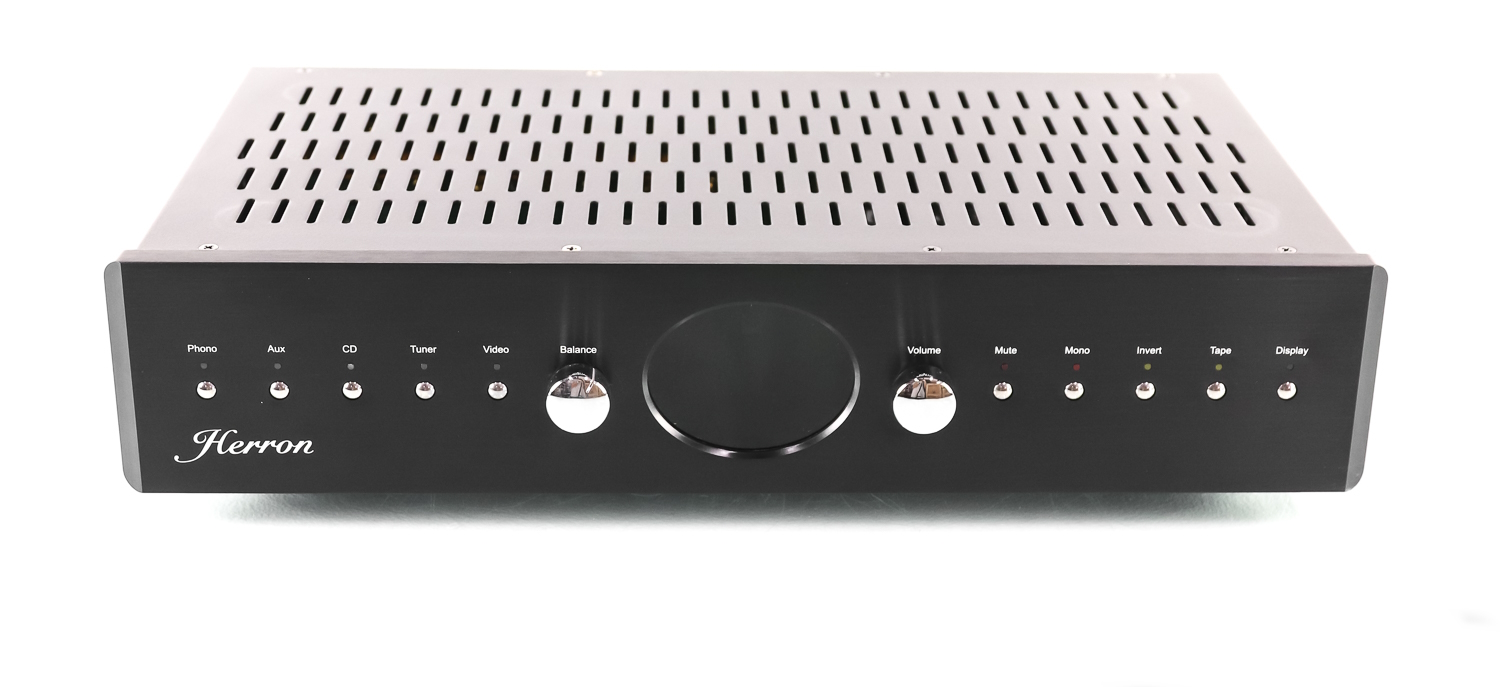 Предусилители Herron Audio HL-1 with PH-1 phono section Black 2pcs 3 5mm stereo connector straight 4 section copper audio plug diy