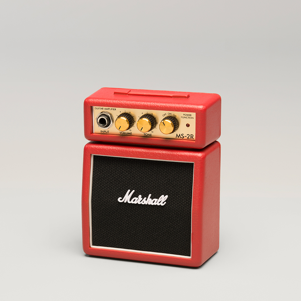 Гитарные комбо MARSHALL MS-2R MICRO AMP (RED), цвет красный - фото 2