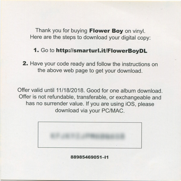 Поп Sony Tyler, The Creator Flower Boy (Gatefold/+Poster) - фото 2