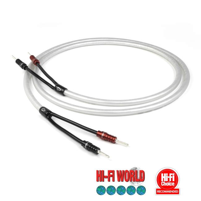 Кабели акустические с разъёмами Chord Company Clearway X Speaker Cable (Banana) 2m, pair, цвет белый - фото 2