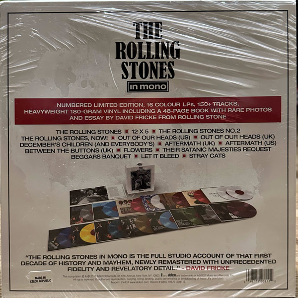 Рок Universal US The Rolling Stones - The Rolling Stones In Mono (Coloured LP Box-set) - фото 7