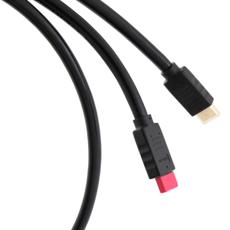 HDMI кабели Atlas Hyper HDMI 4K Wideband 15.0m (Active) новые женщины вязаные пончо мыс с капюшоном полосой негабаритных кардиган свитер длинный платок шарф кашемир pashmina