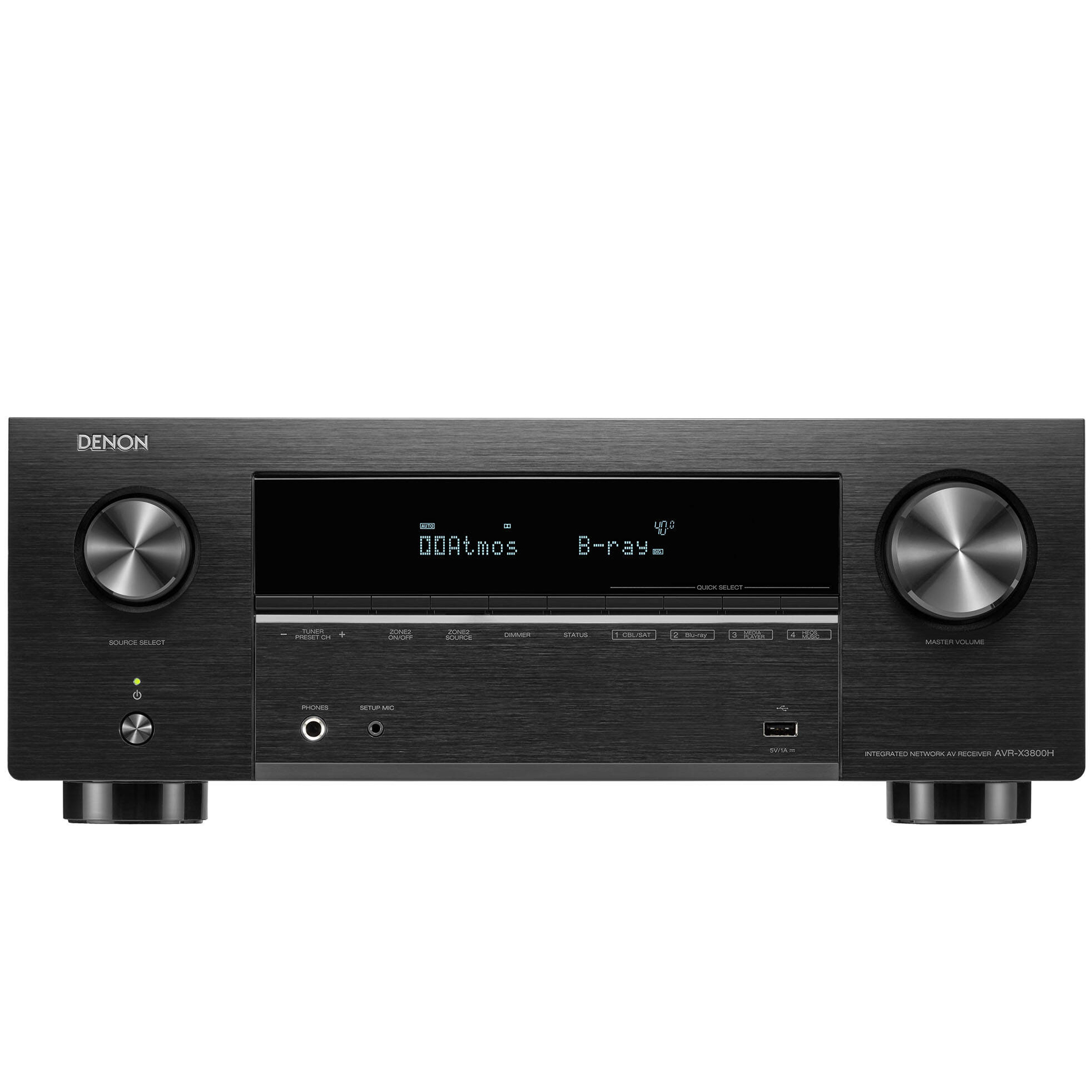 AV ресиверы Denon AVC-X3800H black, цвет черный - фото 3