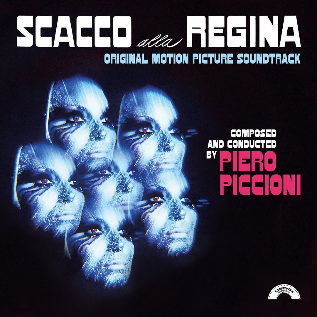 Саундтрек Deep Red Records OST - Scacco Alla Regina (Piero Piccioni) (Limited Sky Blue & White Marbled Vinyl LP)