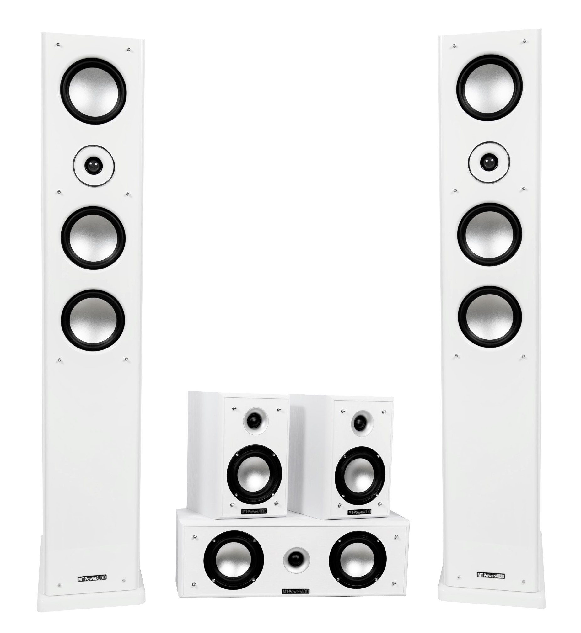 Комплекты акустики 5.0 MT-Power Elegance-2 white set 5.0 комплекты акустики 5 0 bowers