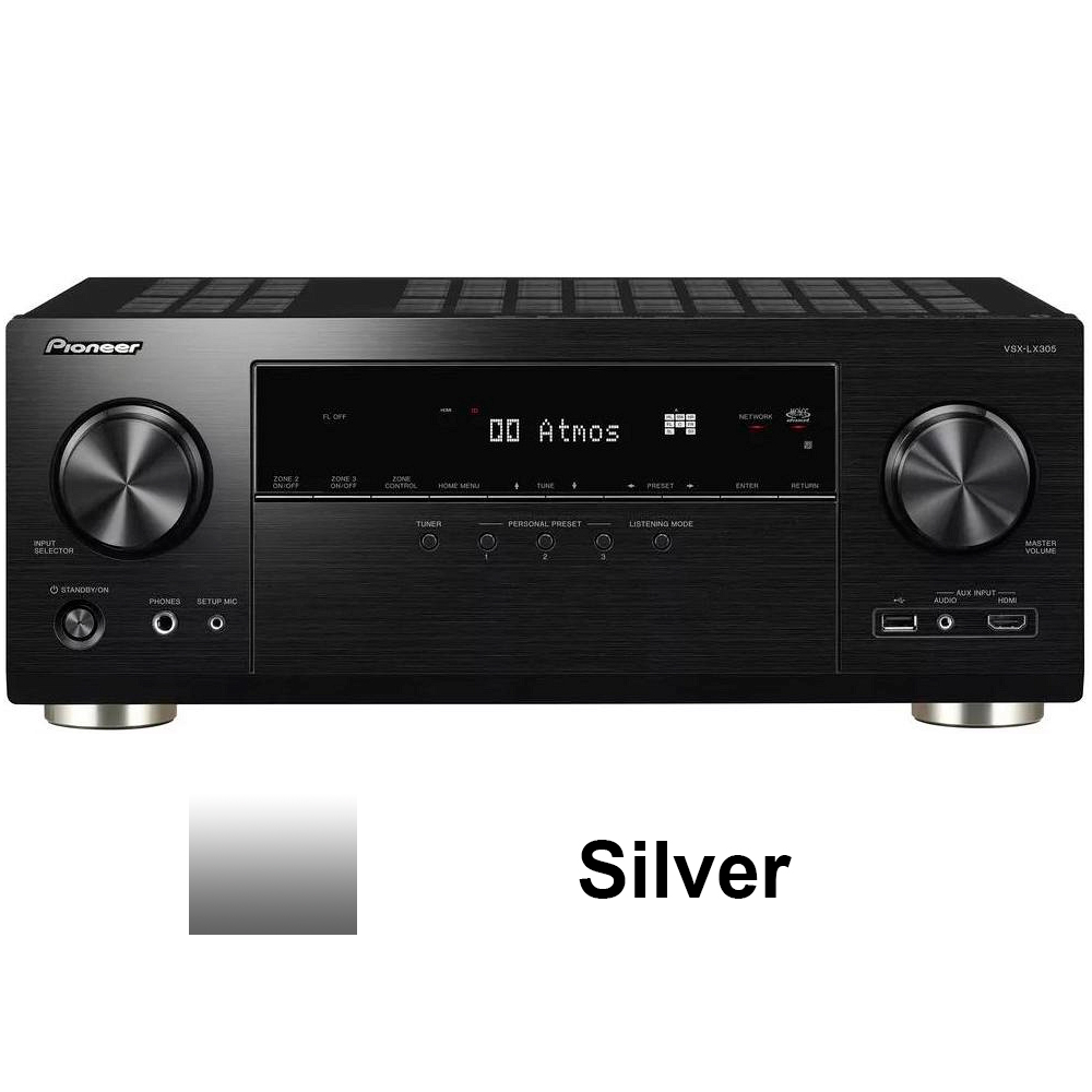 AV ресиверы Pioneer VSX LX 305 B M2 Silver cd ресиверы t a mp 2500r silver cd