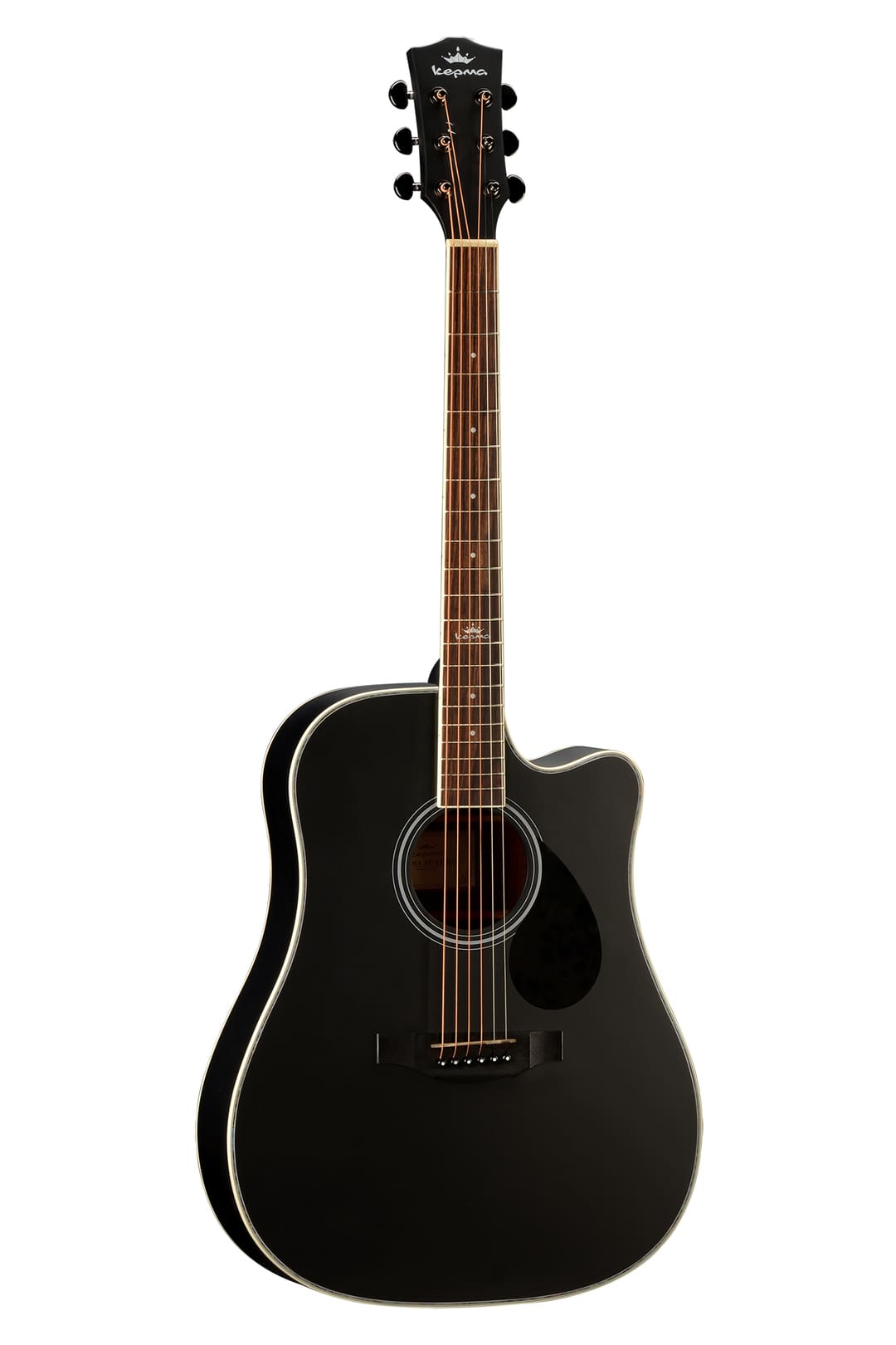 Акустические гитары Kepma D1C Black guitar fret выравнивание crowning file tool для luthier восстановление гитары обслуживание сменной шлифовальной бумаги