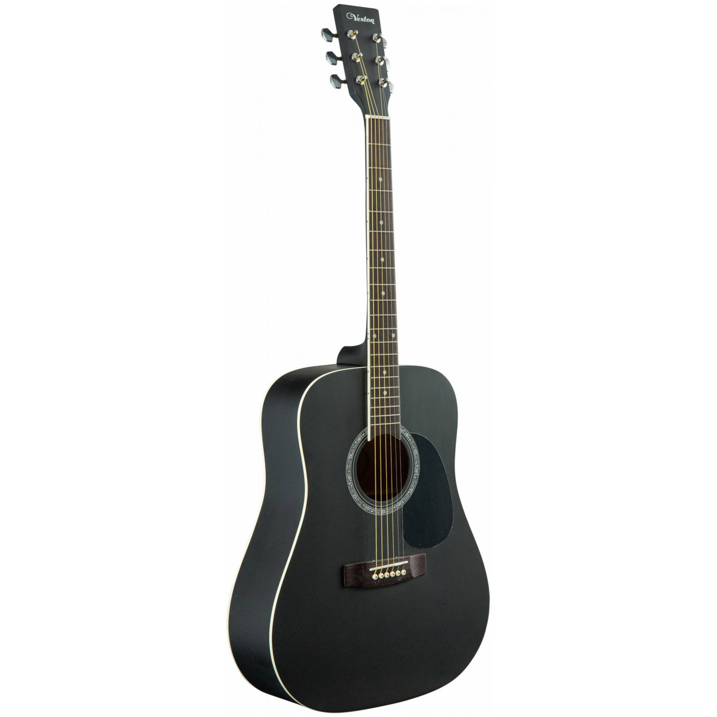 Акустические гитары Veston D-45 SP/BKS mzb t diy электрогитара незавершенный корпус гитарный баррель пустой липа корпус гитары