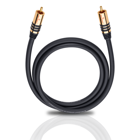 Кабели межблочные аудио Oehlbach NF Sub black, 2.0m (D1C21532) аудио кабель muzkabel mnxmk5b 5 метров mini jack 3 5 mini jack 3 5