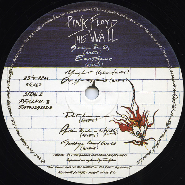 Рок PLG THE WALL (180 Gram/Remastered) - фото 7