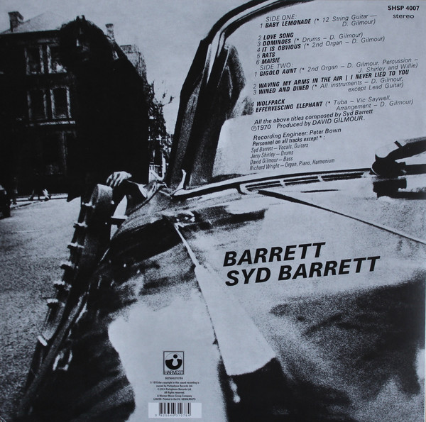 Рок PLG Syd Barrett Barrett (Black Vinyl) - фото 2