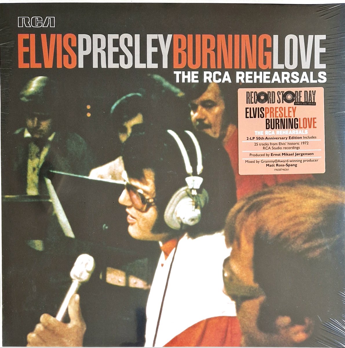 Поп RCA PRESLEY ELVIS - BURNING LOVE - THE RCA REHEARSALS - RSD 2023 RELEASE (2LP) рок island records group cranberries the wake up and smell the coff limited transparent vinyl edition rsd 2023 release lp