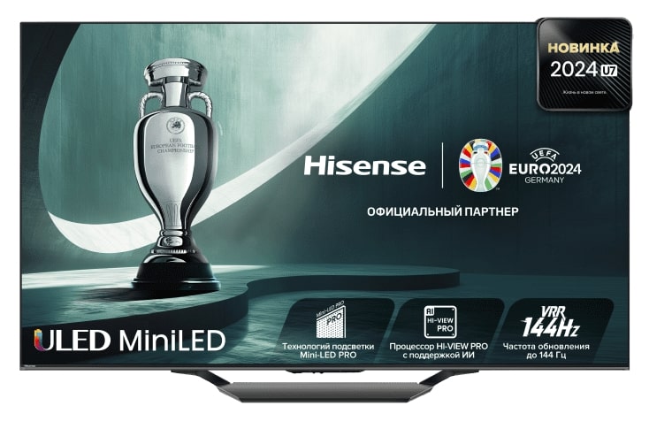 4K телевизоры Hisense 65U7NQ палетка теней для век intellect belordesign 9 г