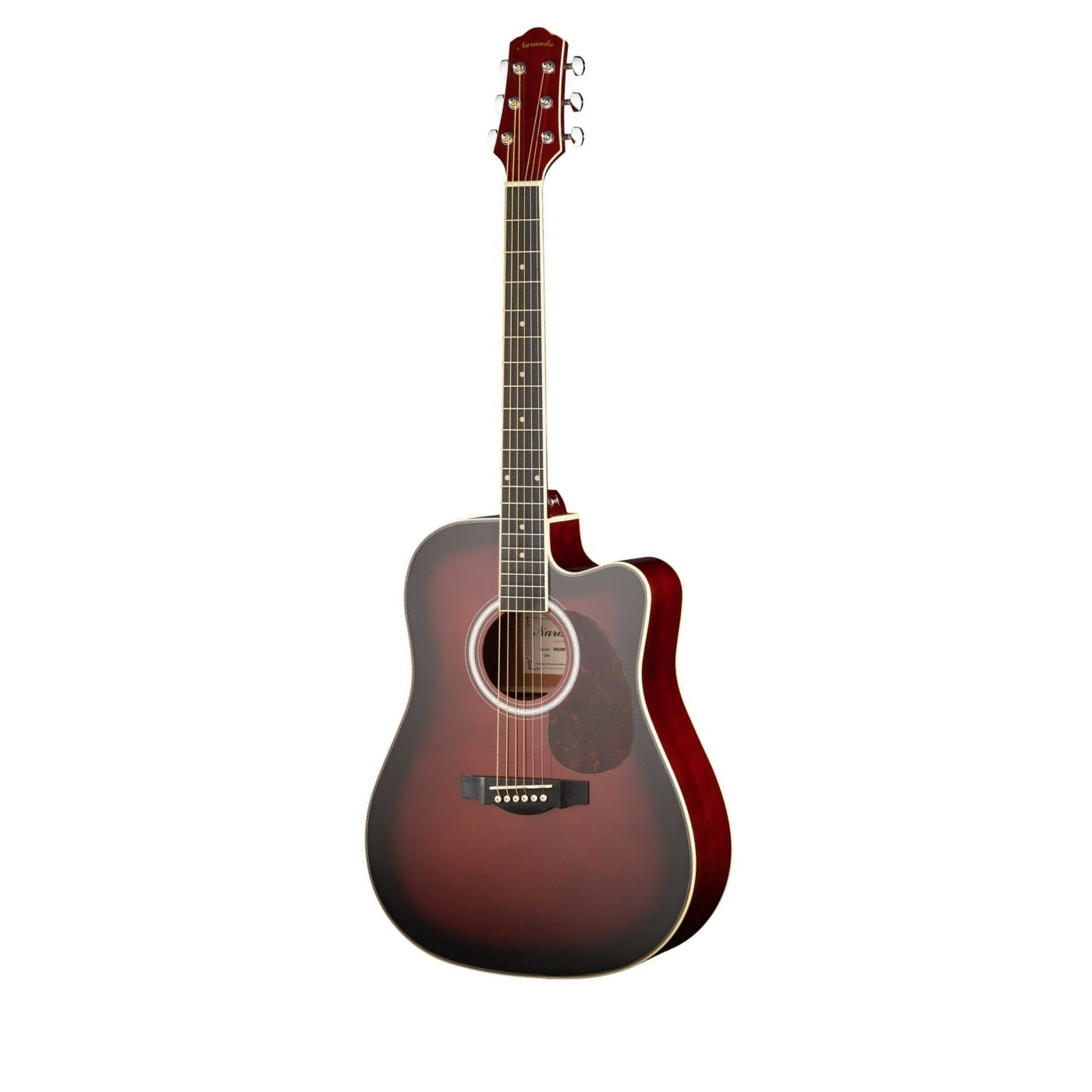 Акустические гитары Naranda DG220CWRS гитара акустическая дерево 97см с вырезом