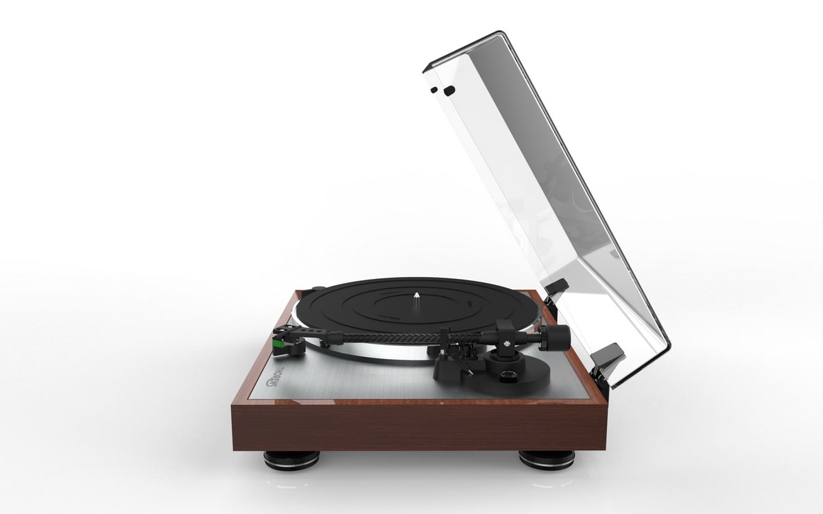 Проигрыватели винила Thorens TD 402 DD (TP72, AT VM95E) highgloss walnut, цвет темно - коричневое дерево - фото 2