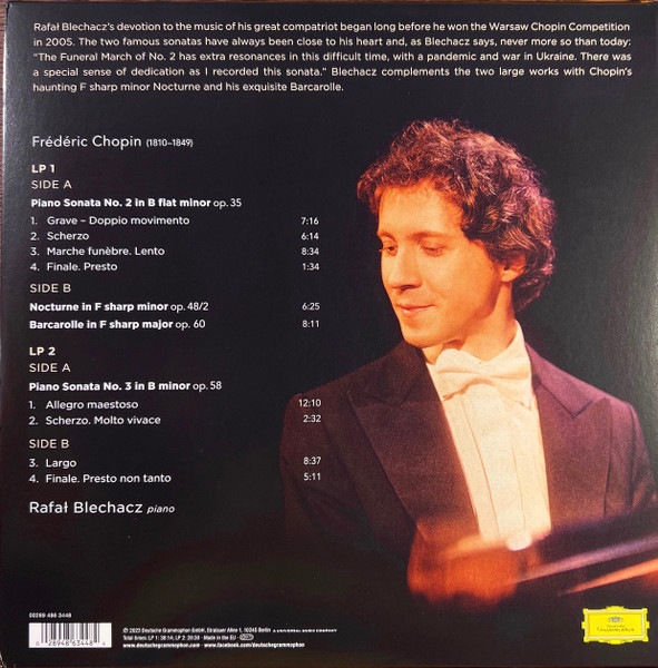 Классика Deutsche Grammophon Intl Blechacz, Rafal - Chopin (180 Gram Black Vinyl 2LP) - фото 2