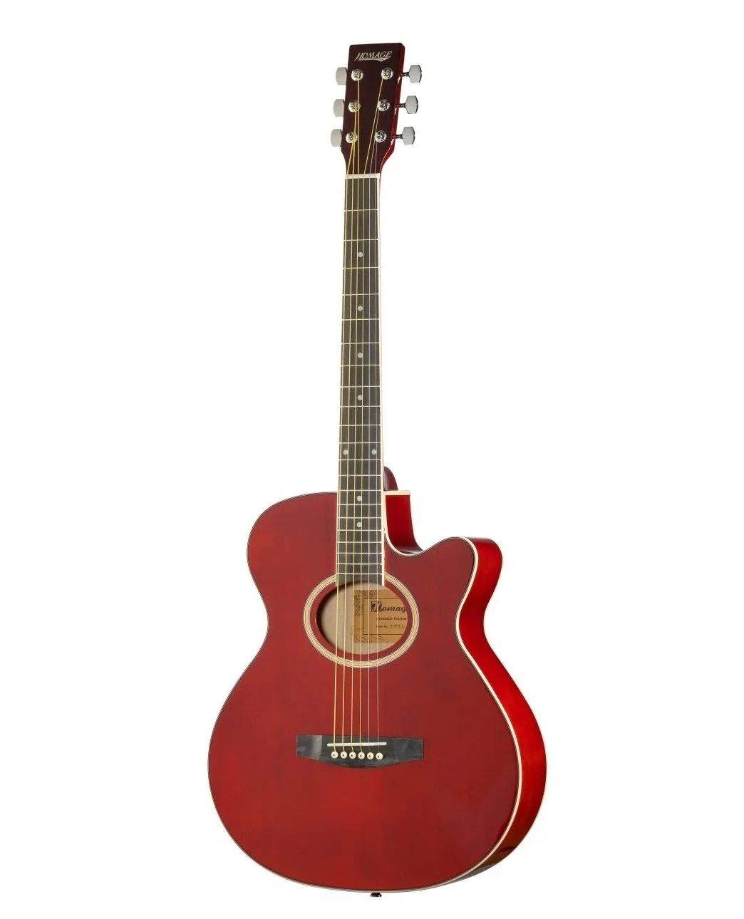 Акустические гитары Homage LF-401C-R акустические гитары homage lf 3910