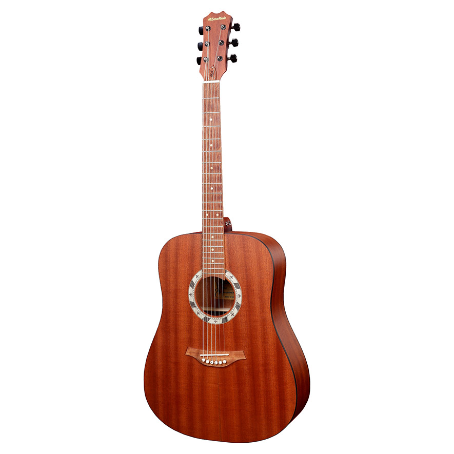 Акустические гитары MiLena Music ML-DT-N держатель ремня на гриф music life 20 х 1 5 см коричневый