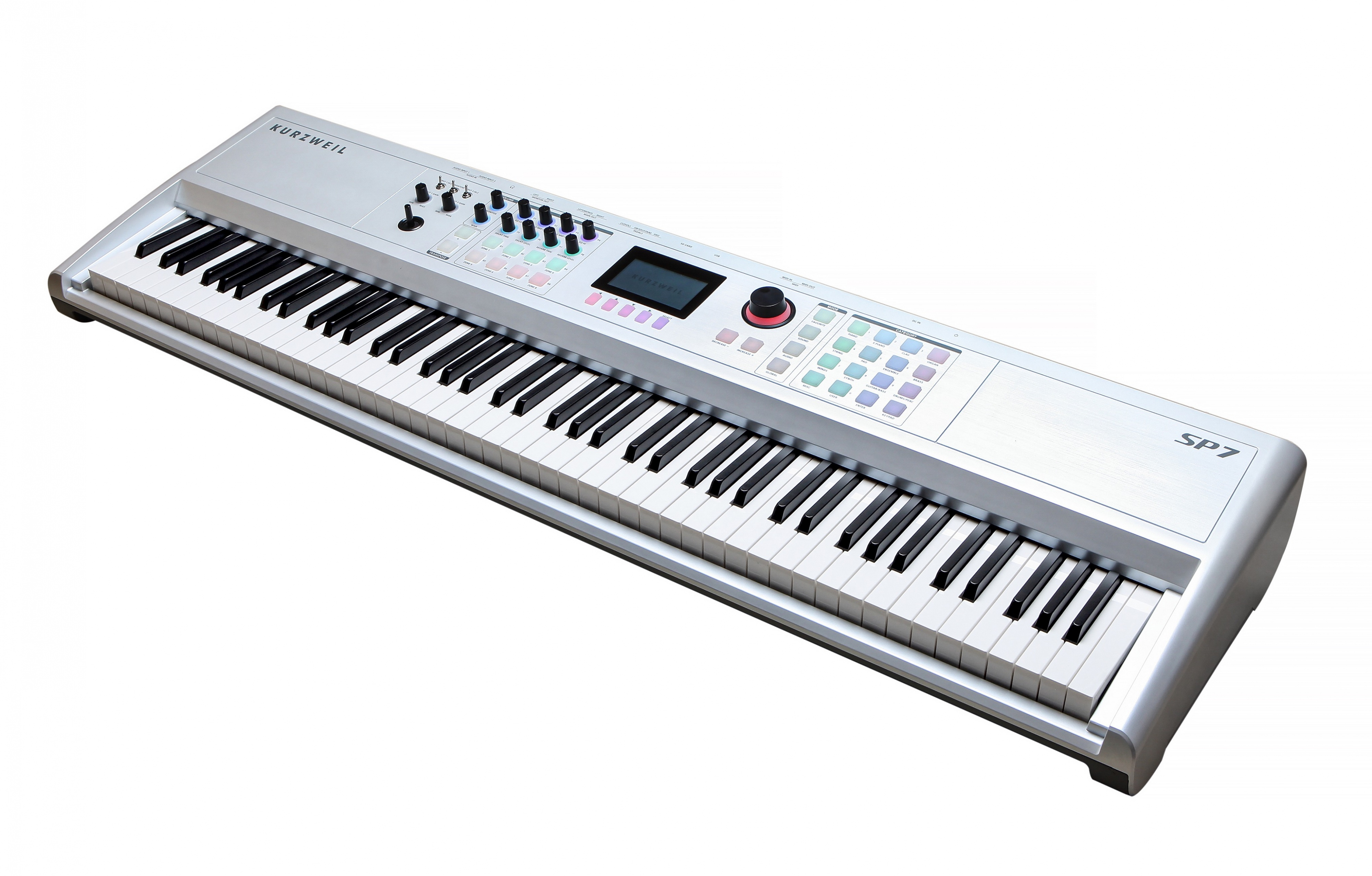 Цифровые пианино Kurzweil SP7 WH портативный кремния 61 ключи roll up пианино электронные midi клавиатура со встроенным громкоговоритель