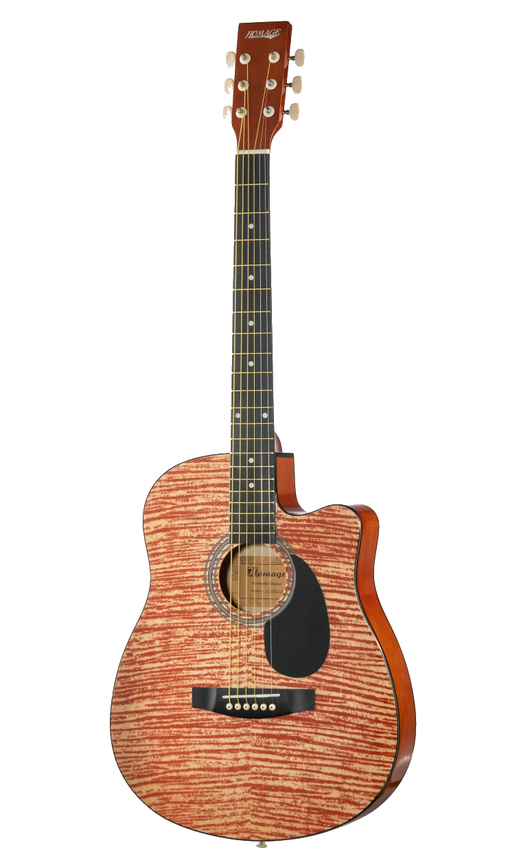 Акустические гитары Homage LF-3800CT-N 38 дюймовая полноразмерная 6 струнная фолк акустическая гитара для взрослых с вырезом для начинающих студентов