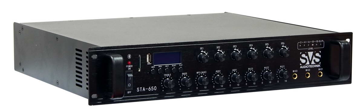 100В усилители SVS Audiotechnik STA-650 усилитель мощности cvgaudio public address tr 40ls
