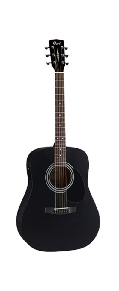Электроакустические гитары Cort AD810E-BKS акустический струнный инструмент 3 преобразователи piezo pickup system пикап 6 35 jack для гитары мандолины ukulele