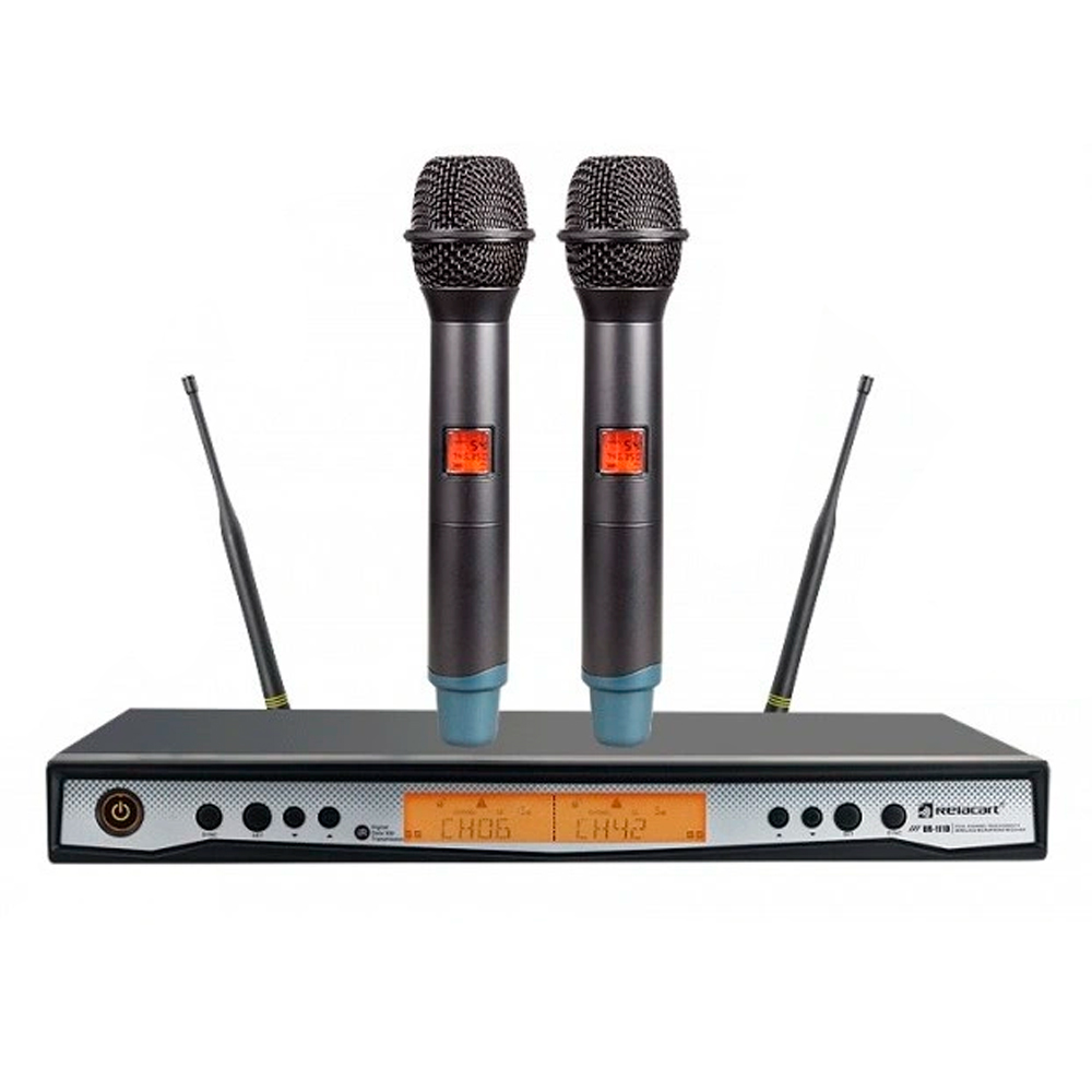 Радиосистемы с ручным микрофоном RELACART UR-111DMH петличные микрофоны relacart lm c620