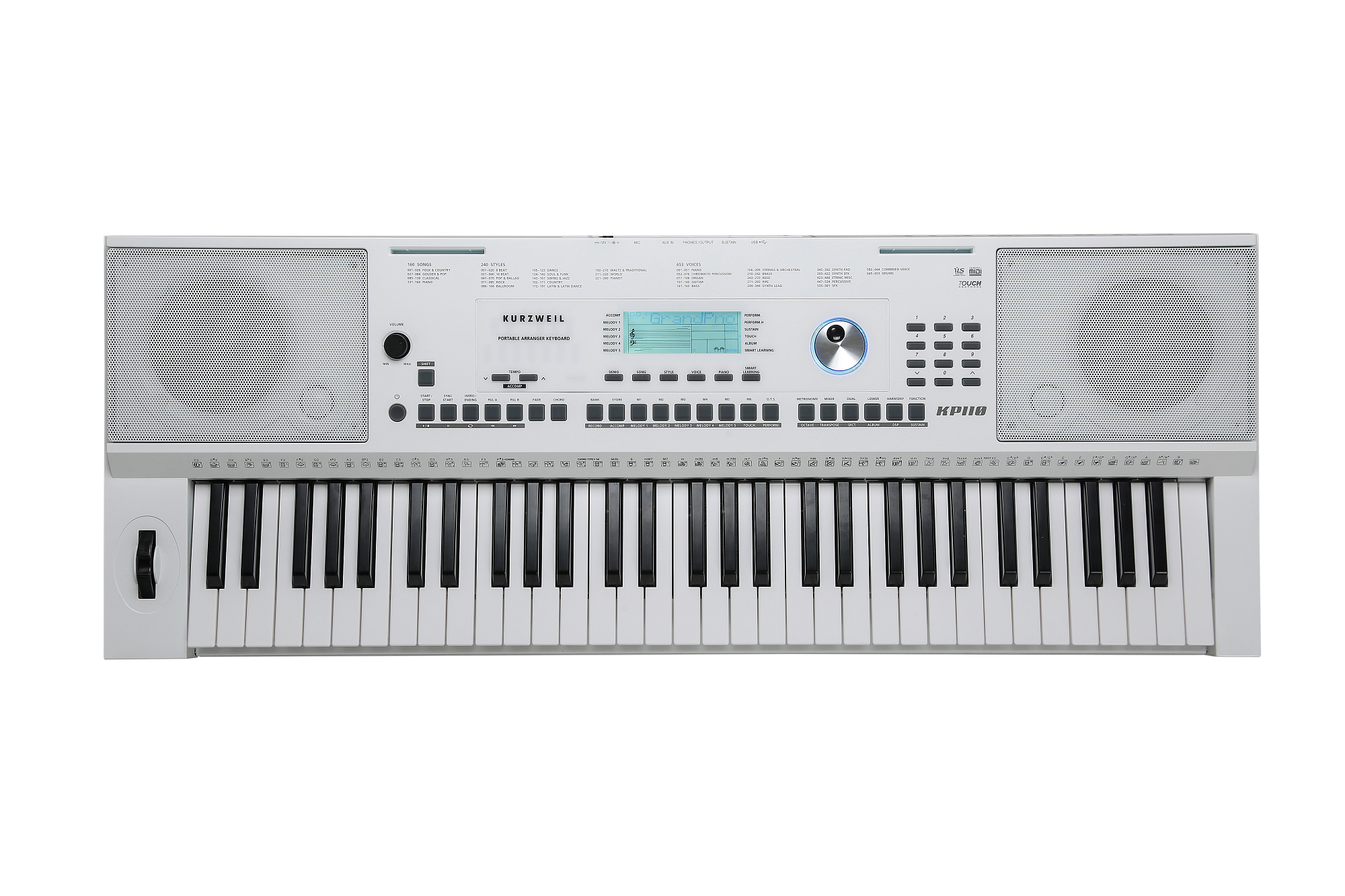 Синтезаторы Kurzweil KP110 WH музыкальная игрушка сказочный патруль фотоаппарат 5 песен звуков фраз