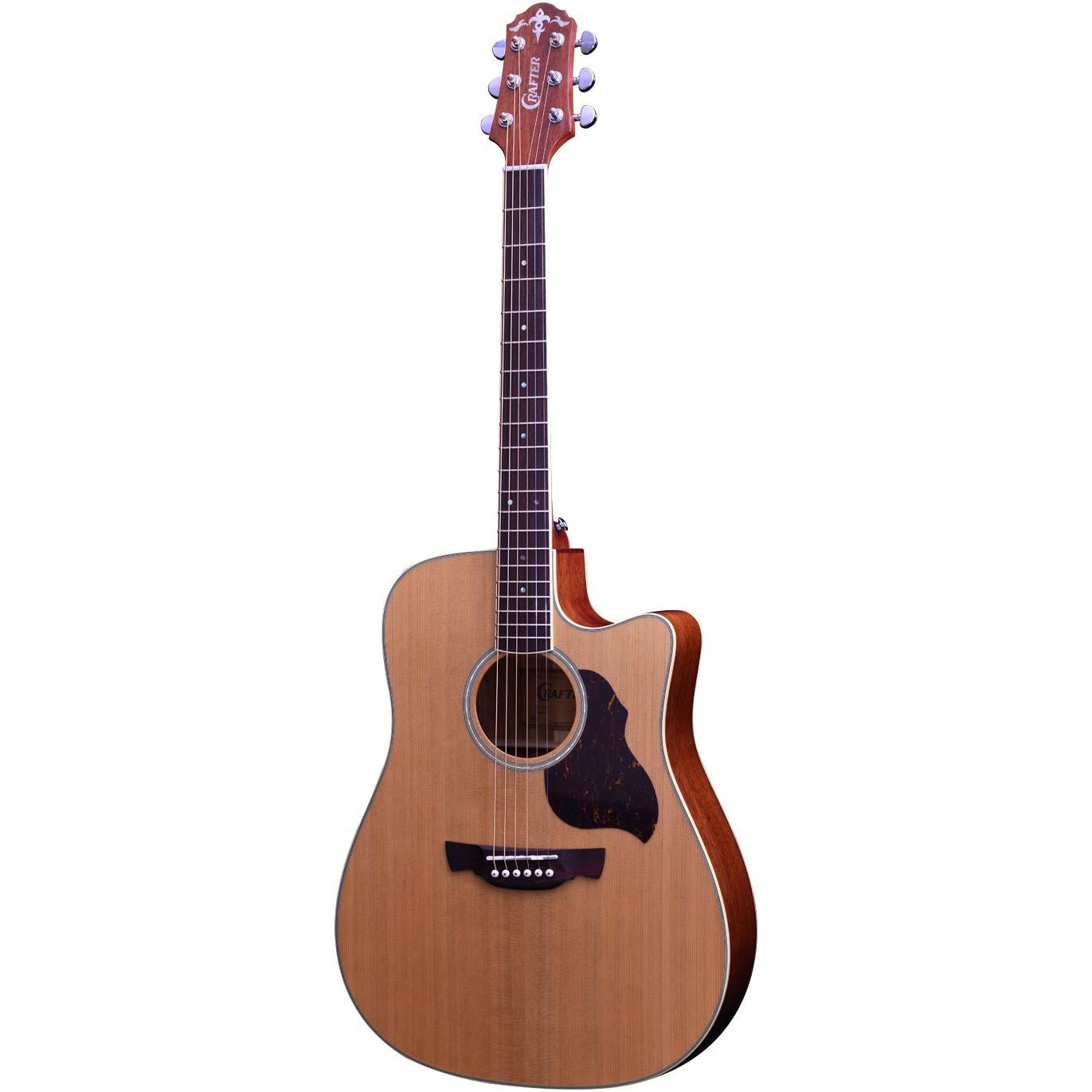 Электроакустические гитары Crafter DE-7/NC (чехол в компл.)