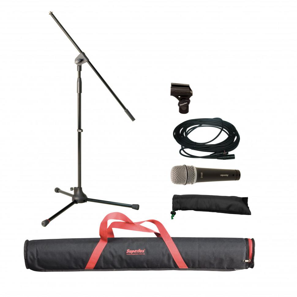 Ручные микрофоны Superlux MSK10B-X микрофонная стойка konig