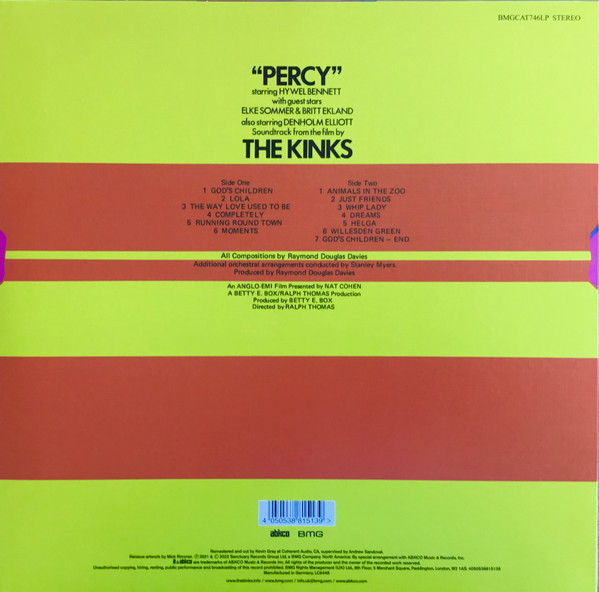 Рок IAO The Kinks - Percy (Black Vinyl LP) - фото 2