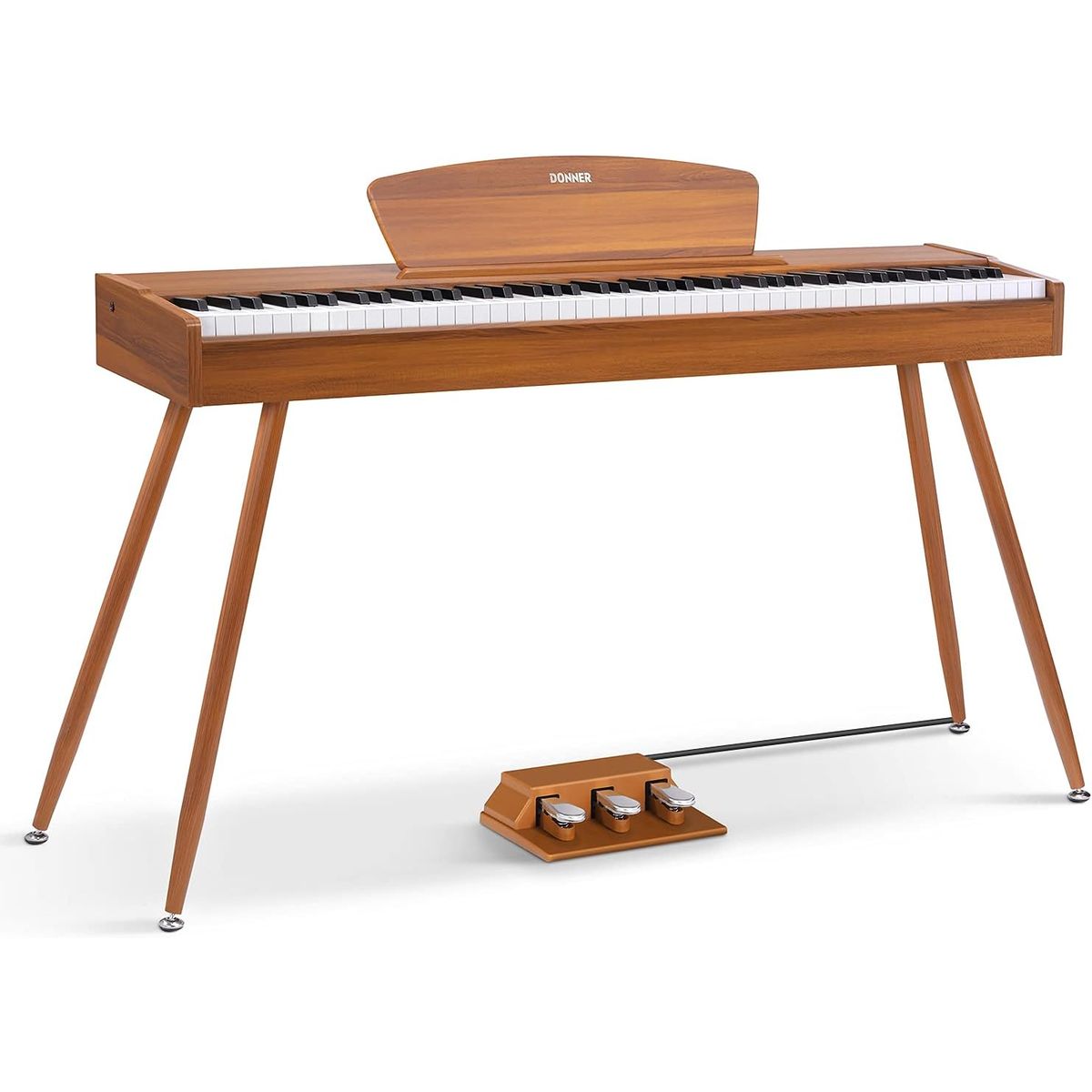 Цифровые пианино Donner DDP-80 гитарное электронное пианино с мини клавиатурой электронное пианино с 37 клавишами