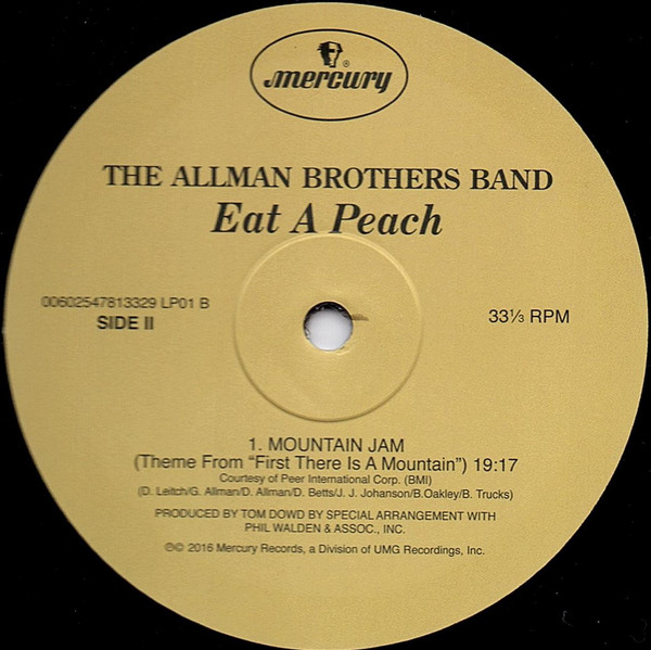 Рок UME (USM) Allman Brothers Band, The, Eat A Peach - фото 3