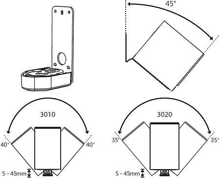 Кронштейны настенные для колонок Q-Acoustics 3000WB (QA3100), цвет черный - фото 2