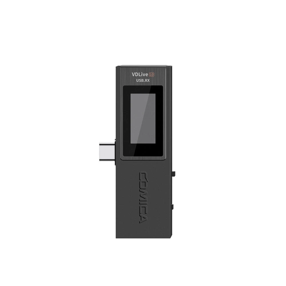 USB микрофоны, Броадкаст-системы COMICA VDLive10 USB RX Black удлинитель comica cvm dxlr xlr 6м