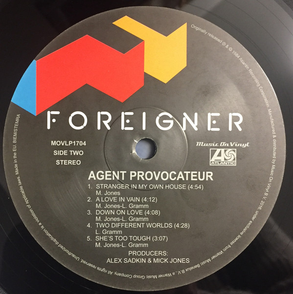 Поп WM Foreigner — AGENT PROVOCATEUR (LP) - фото 2