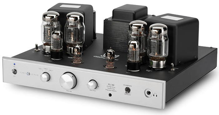 Интегральные стереоусилители Cary Audio SLI-80HS silver фонокорректоры cary audio ph 302 mk ii mm mc silver