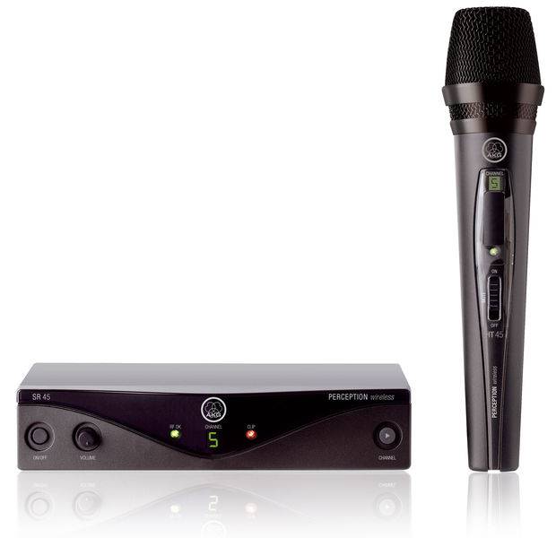 Радиосистемы с ручным микрофоном AKG Perception Wireless 45 Vocal Set BD-A (530-560) - фото 2